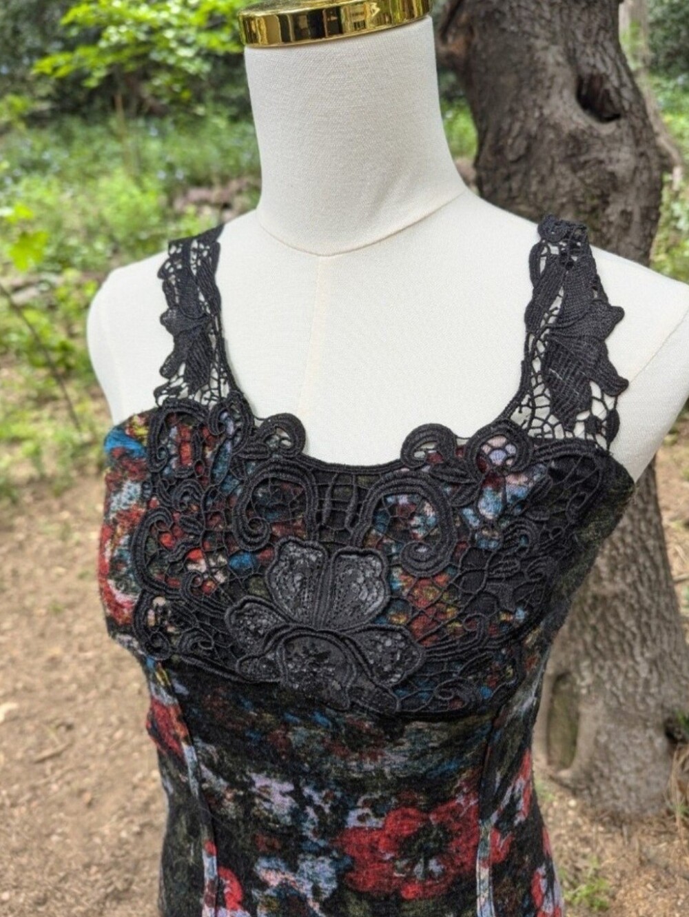 Free People Small Black Lace Mini Dress - Picture 2 of 5